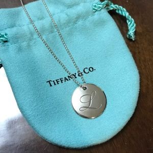 Tiffany & co “L” Necklace
